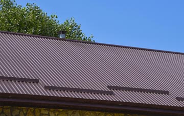 typical Egginton Common corrugated roof uses